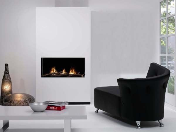 Wandkamin Ethanol-Kamin Ambiance weiss